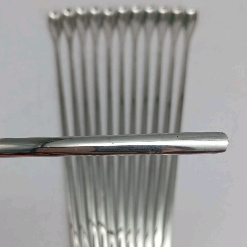 12X Long Stainless Steel Cocktail Stirrers with Thick-handle for Stirring